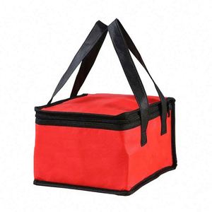 Sac isotherme portable à fermeture éclair de 6 pouces pour gâteaux, sac à déjeuner en aluminium pour livraison de repas - Product Image 1