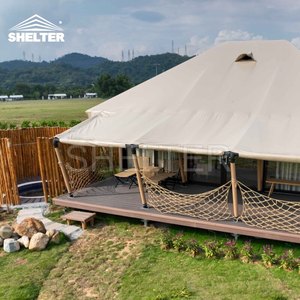 Lusso in alluminio impermeabile tela Safari tenda Lodge per campeggio <span class=keywords><strong>Glamping</strong></span> - Product Image 6