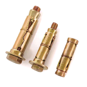 10 pièces jaune passivé 3 pièces 4 pièces boucliers fixer l'expansion boulon d'ancrage boulon fixe 20mm pour brique de bloc de béton - Product Image 2