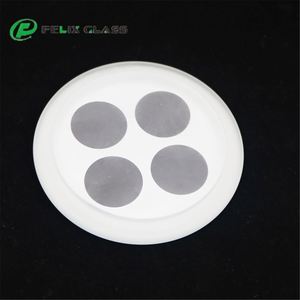 Custom 6mm Solid Flat Tempered Extra Clear Heat Absorbing Glass with Lifetime Warranty for Industrial <b>Lamp</b> Cover Use - Product Image 6