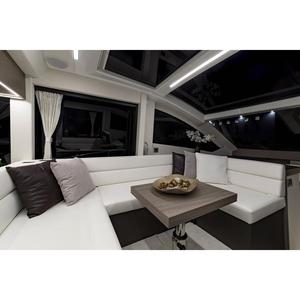 Bateau à moteur d'occasion Galeon 470 2019, 10,5 m, coque en fibre de verre, moteur essence 350 CV, vitesse de croisière 35-40 nœuds, infusion sous vide - Product Image 6
