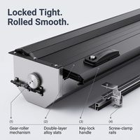 Elektrische Aluminium-Legierung Rollabdeckung mit Verriegelung für Ford Ranger T6 XLT 4x4 NP300 Pickup-Truck-Modifikation