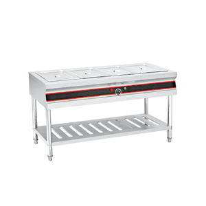 Electric Heavy-Duty 304 Stainless Steel Commercial Bain Marie Soup <b>Warmers</b> Temperature Control Large Capacity <b>Buffet</b> Heater - Product Image 6