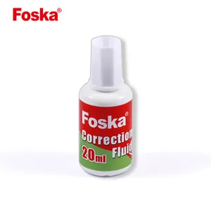 Foska 20ml Ink Correction Fluid Pen With Brush