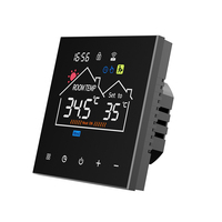 Thermostat de sol intelligent WiFi LCD Tuya |   Contrôle du chauffage à l'eau/gaz |   Réglable en Fahrenheit/Celsius |   Pour chauffage par le sol et gaz