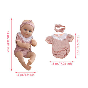 Muñecas Bebé Reborn de 42 cm para Niñas, Muñecas Reborn de Silicona y Vinilo, Cuerpo Completo Realista, Muñecas Bebé Reborn de Silicona para Niñas - Product Image 2