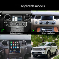 Layar gaya Tesla Radio mobil Android 13, untuk Land Rover Discovery 4 LR4 2009-2016 GPS navigasi mobil Stereo pemutar Video Carplay
