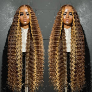 วิกผมไฮไลท์ P4/27 ผลิตภัณฑ์ความงามสำหรับผู้หญิง วิกผมแบบไม่ต้องใช้กาว วิกผมลูกไม้ด้านหน้า วิกผมลูกไม้ด้านหน้าแบบผมแท้เวียดนาม - Product Image 4