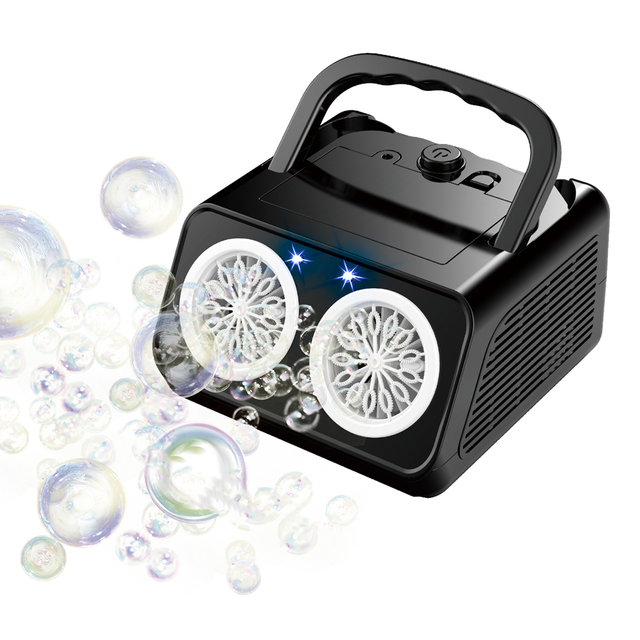 Electric 26-Hole Bubble Machine Bubble Maker Kids Automatic Bubble Blowing Toy