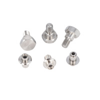 Tornillos hexagonales de acero inoxidable de alta precisión CNC personalizados, tornillos escalonados, sujetadores no estándar para maquinaria de automatización