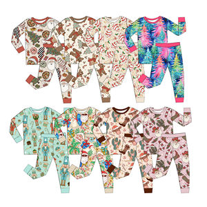 Bán Buôn Tùy Chỉnh Chất Lượng Cao Tre Thoải Mái Cô Gái 'Trang Phục Giản Dị Vải Dệt Kim Đồ Ngủ Quần Áo Thiết Lập Odm Cung Cấp - Product Image 1