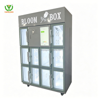 Distributeur automatique de bouquets Yinlong, 24h/24 et 7j/7, distributeur automatique de fleurs réfrigéré intelligent en libre-service, distributeur automatique de fleurs