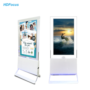 43 <span class=keywords><strong>49</strong></span> 55 pouces Écran tactile publicitaire double face Kiosque interactif au sol Affichage totem de signalisation numérique verticale - Product Image 1
