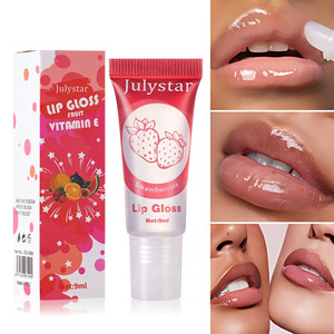 Huile à lèvres hydratante et brillante multi-couleurs aux saveurs de fruits, enrichie en vitamine <span class=keywords><strong>E</strong></span>, longue duré<span class=keywords><strong>e</strong></span>, soin des lèvres – Approvisionnement direct usine - Product Image 1