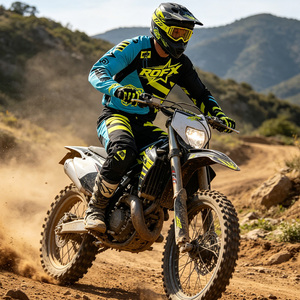 Nuevo Traje de Motocross Transpirable y Resistente al Desgaste <span class=keywords><strong>para</strong></span> las Cuatro Estaciones, % Algodón, <span class=keywords><strong>para</strong></span> Motociclismo Todoterreno y Deportes al Aire Libre - Product Image 2