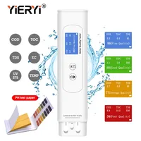 Testeur de qualité de l'eau 6-en-1 Yieryi LS310-2, COD TOC UV275 TDS EC, thermomètre, moniteur d'eau portable de type stylo, eau potable