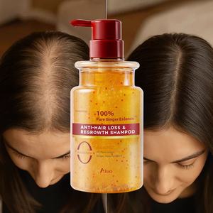 Champú Anticaída de Marca Blanca 100% Jengibre y Raíz de Ginseng, Fortalece el Cabello, Estimula el Crecimiento, Champú de Queratina para Cabello Grueso - Product Image 2