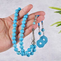 YS346 Perles de jade gris, Mala, Tasbih musulman, Tasbeeh, Fournisseur de chapelets en Chine, Palestine, Istanbul, Turquie