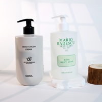 500ml 16.7oz Vide Haute Qualité HDPE Couleur Personnalisée Doux Au Toucher Givré Transparent Emballage Shampooing En Plastique Pompe Lotion Bouteille