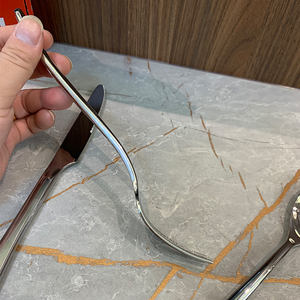 DF BC Fashion Nuevo Juego de Cubiertos de Acero Inoxidable con Mango Martillado Especial: Cuchillo de Mesa, Cuchillo para Carne, Tenedores de Mesa, Tenedores para Postre, Personalizado - Product Image 3