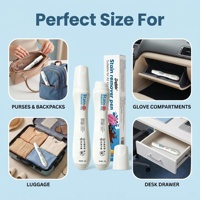 Stylo Détachant Instantané Sans Rinçage 20g – Nettoyant Magique Portable pour Taches d'Aliments, de Café, de Rouge à Lèvres sur Uniformes Scolaires et Tissus – Sûr pour les Enfants