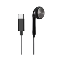 Écouteur simple un côté écouteurs un crochet d'oreille casque filaire avec type-c pour bouchons d'oreille de téléphone portable