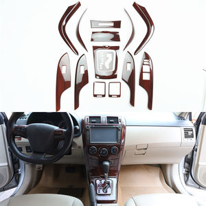 Accesorios Interiores de Fibra de Carbono para Coche Toyota <span class=keywords><strong>Corolla</strong></span> 2007 <span class=keywords><strong>2008</strong></span> 2009 2010 2011 2012 2013 E140 Panel de Cambios Interruptor Elevalunas - Product Image 3