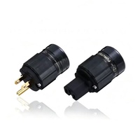 Prise d'alimentation audiophile standard américaine et connecteur IEC en cuivre pur Alpha de la série FURUTECH FI-28 du Japon