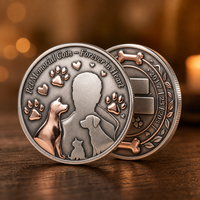 Pièce de monnaie commémorative personnalisée en alliage de zinc moulé sous pression, plaquée, 2D/3D, avec émail souple et impression