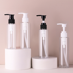 Bán buôn sang trọng rỗng rõ ràng Chai nhựa PET với lotion bơm phun chăm sóc da cơ thể Lotion <span class=keywords><strong>container</strong></span> du lịch mang theo - Product Image 6
