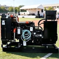 Groupe électrogène diesel à châssis ouvert Weichai de qualité supérieure, 30-200 kW, triphasé, source d'alimentation industrielle