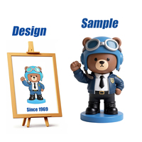 Shengye Haz tu propia impresión 3D Deportes Monopatín Leopardo PVC Vinilo Cristal Estatuilla Decoración colorida Niños Figuras DE ACCIÓN Regalos