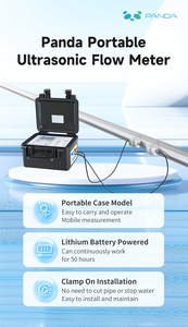 Portable Transit-time Ultrasonic Mass <b>Flow</b> <b>Meter</b> RS485 for <b>Water</b> Large Size DN1000-6000 PUTF205-L Portable Ultrasonic <b>Flow</b> <b>Meter</b> - Product Image 3