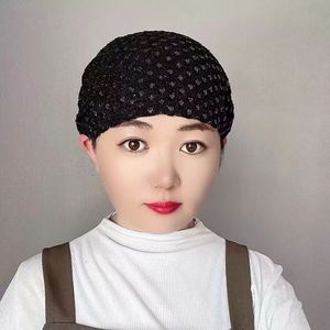 New Ethnic Elastic Soft Hat for Muslim Women, Solid Color Plaid Pattern Headscarf, <b>Neck</b> <b>Warmer</b>, Inner Cap, African Style - Product Image 1