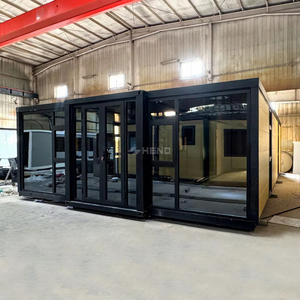 Vente en gros de maisons préfabriquées en conteneurs extensibles de 20 pieds, 30 pieds, 40 pieds, structure en acier, bâtiment préfabriqué, maison mobile, maison modulaire - Product Image 1