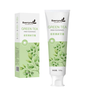 Dentifrice pour émail reminéralisant et soulagement sensible, blanchiment, antiplaque, thé vert naturel, marque distributeur - Product Image 4