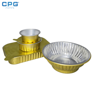 Barquette de cuisson rectangulaire en aluminium jetable, résistante au four, 680 ml, pour pâtisseries et desserts - Product Image 1
