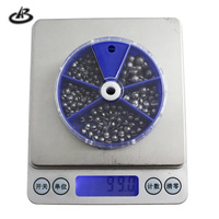 0,2-2,0g 100 pièces/sac Plombs de pêche à la carpe fendus avec boîte