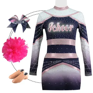 Abbigliamento da allenamento da Cheerleading personalizzato uniforme da Cheerleading personalizzato Cheerleading Team indossa divisa da Star