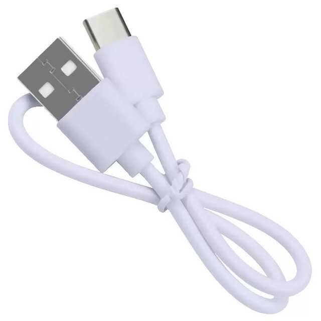 High Quality PVC White 5V2A Fast Charging 20cm 25cm 30cm Short Type C Micro Usb Cable for Light/Mini Fan/Baby's Toys