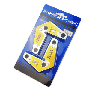 Imán de soldadura de esquina, herramienta de fijación de ángulo magnético para soldadura de materiales de acero de alta resistencia, 2 uds. - Product Image 1