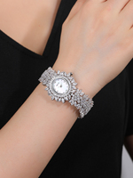 Jam Tangan Wanita Desain Asli Bridetalk, Jam Tangan Gelang Fashion Bertabur Zirkon Bunga Mekar yang Cantik