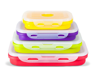 Environment friendly biodegradable bento box with fashionable portable picnic box safe tableware for children