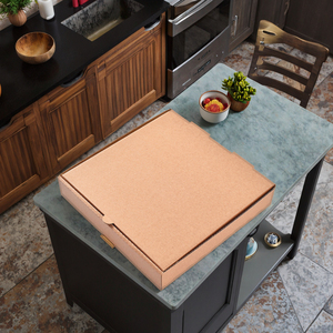 Carton de restauration ondulé par Clay <span class=keywords><strong>King</strong></span>, matériaux recyclés, impression 1 couleur, expédition pour pizza à emporter, pour les industries alimentaires - Product Image 5