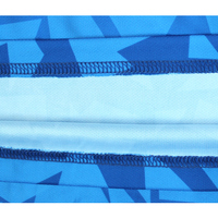 T-shirt pour homme en polyester à séchage rapide, col en V, impression par sublimation, vente en gros, pas cher, pour le sport
