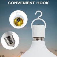 Ampoule d'urgence portable PHULAL E27 B22, ampoule rechargeable, lumière d'urgence 50W 40W 30W 20W, lumière d'urgence LED pour la maison