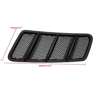 Grille de radiateur de capot Mercedes-Benz W166 ML, 320 mm x 145 mm, en ABS, pour modèles 2012-2015 - Product Image 1