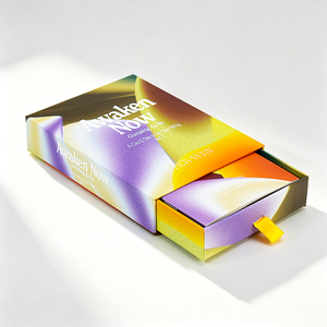 Jeu de cartes de tarot Awaken Now, imprimé en couleur, boîte en carton brillant, collection personnalisée pour raconter des histoires - Product Image 2
