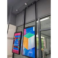 50 55 65 ''écran LCD affichage numérique moniteur TV 3000cd graphiques Android OS intégré CMS surbrillance Animation fenêtre face