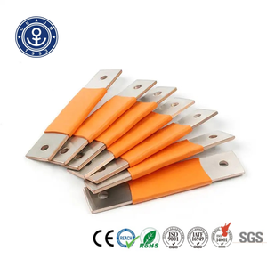 Barre omnibus 600A en cuivre, barre omnibus en feuille de cuivre isolée flexible haute température sur mesure pour équipement de distribution d'énergie - Product Image 2